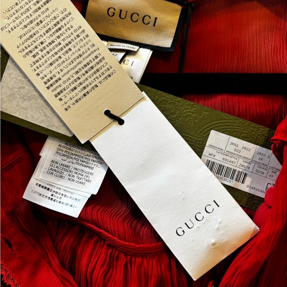 💯% Auth GUCCI Silk Dress - Picture 6 of 12
